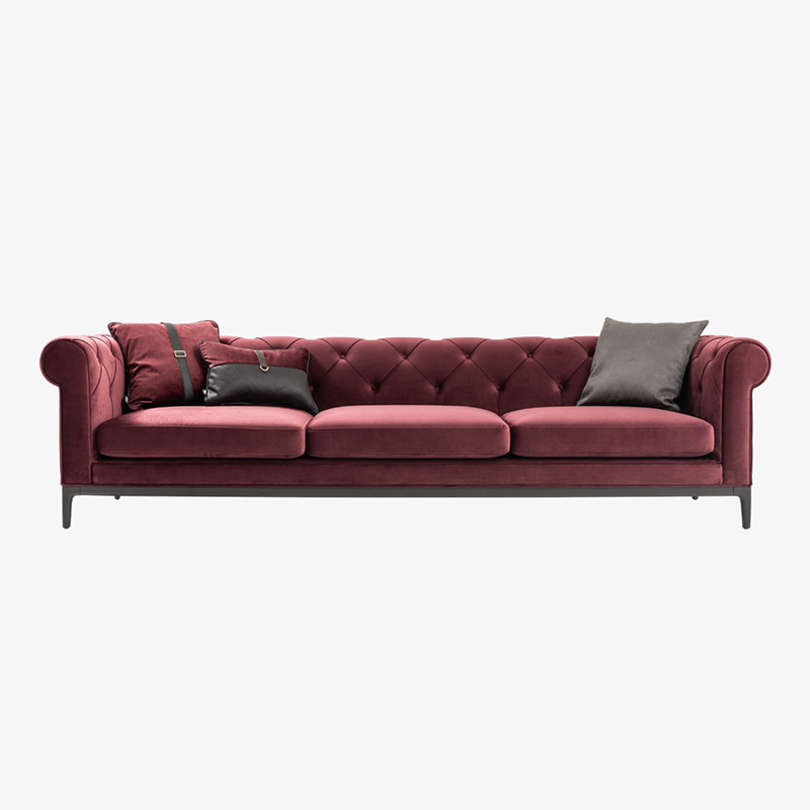 Lincoln burgundy kanapé