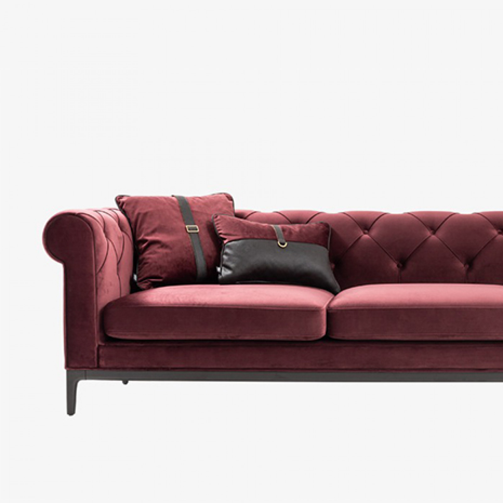 Lincoln burgundy kanapé