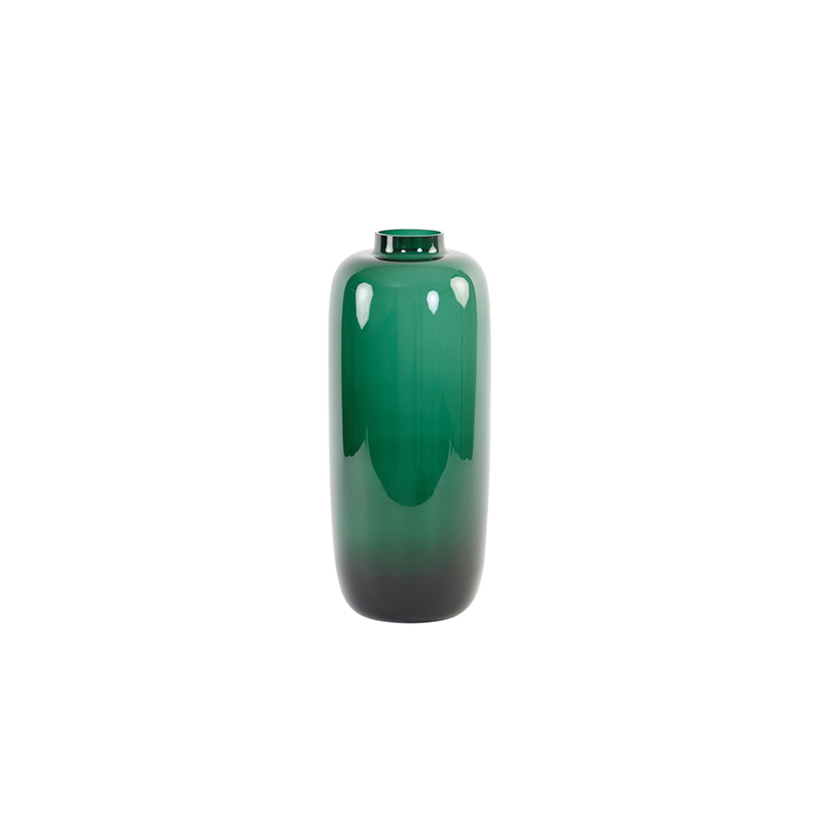 Keira zöld üveg váza