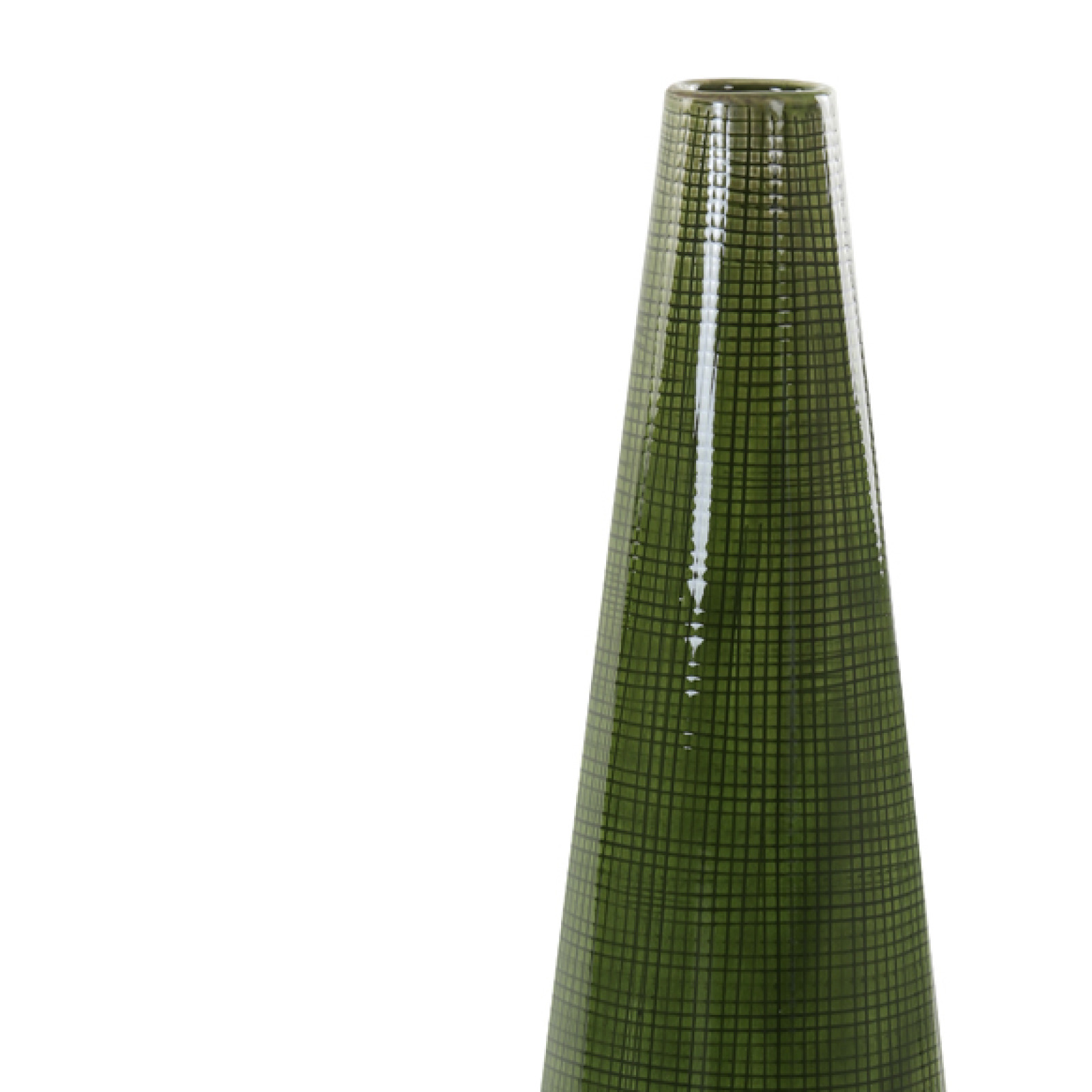 Isidor zöld váza