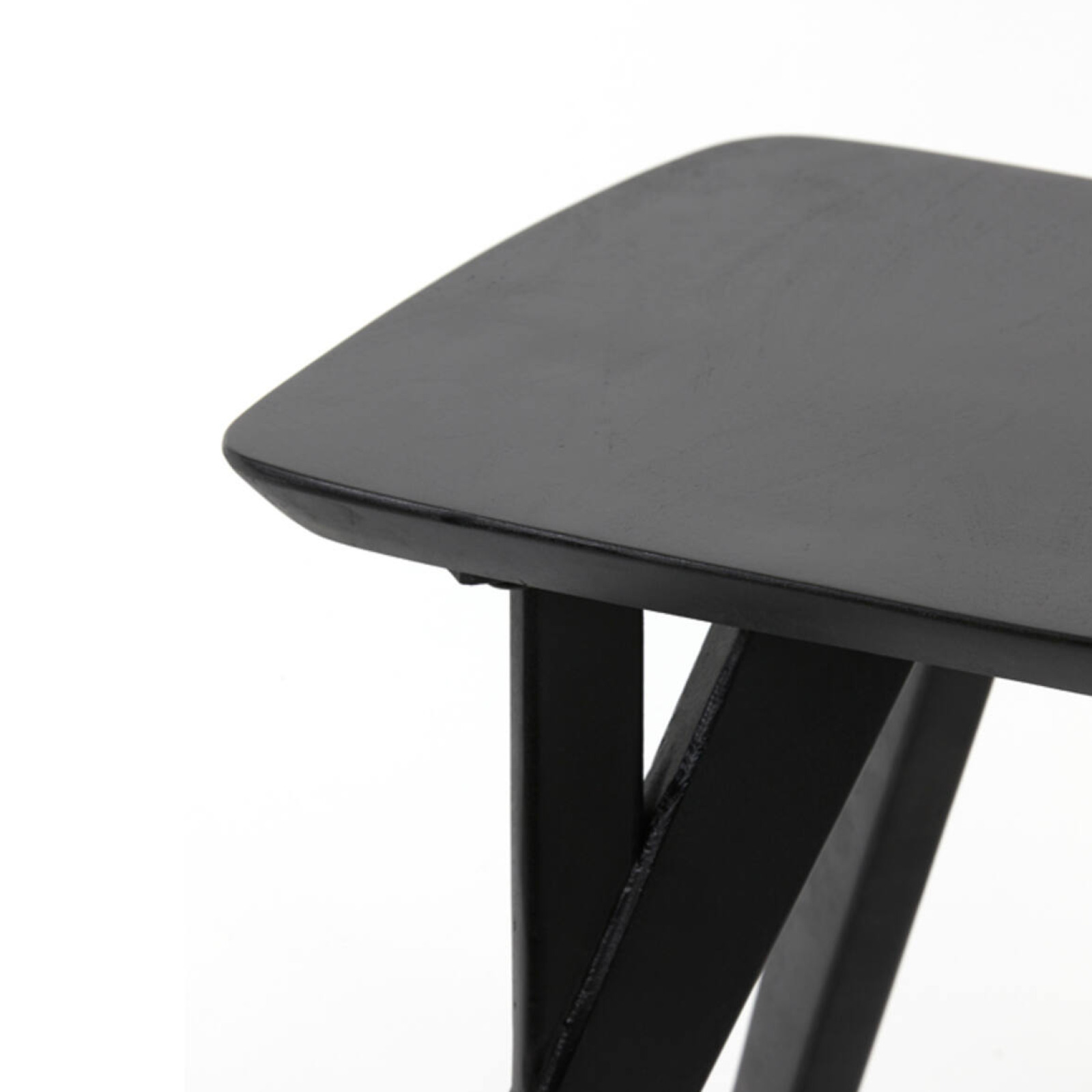 Quenza fekete lerakóasztal