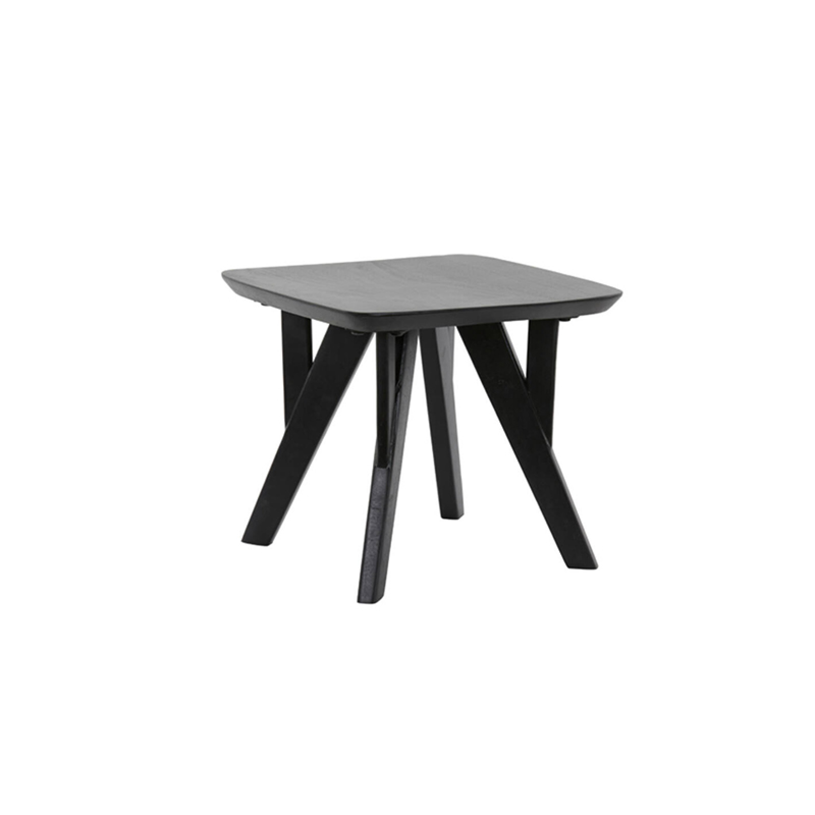 Quenza fekete lerakóasztal