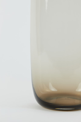 Keira barna üveg váza
